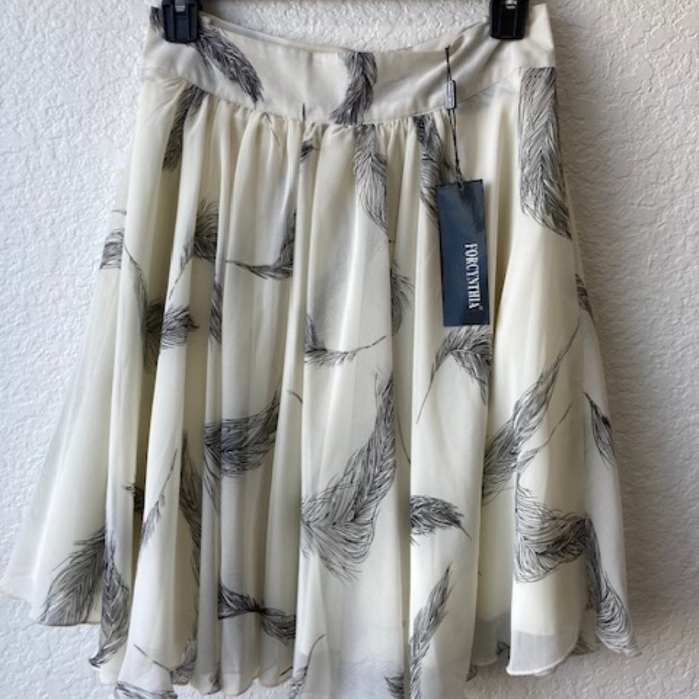 "For Cynthia" Beautiful Skirt w/Feather Details
